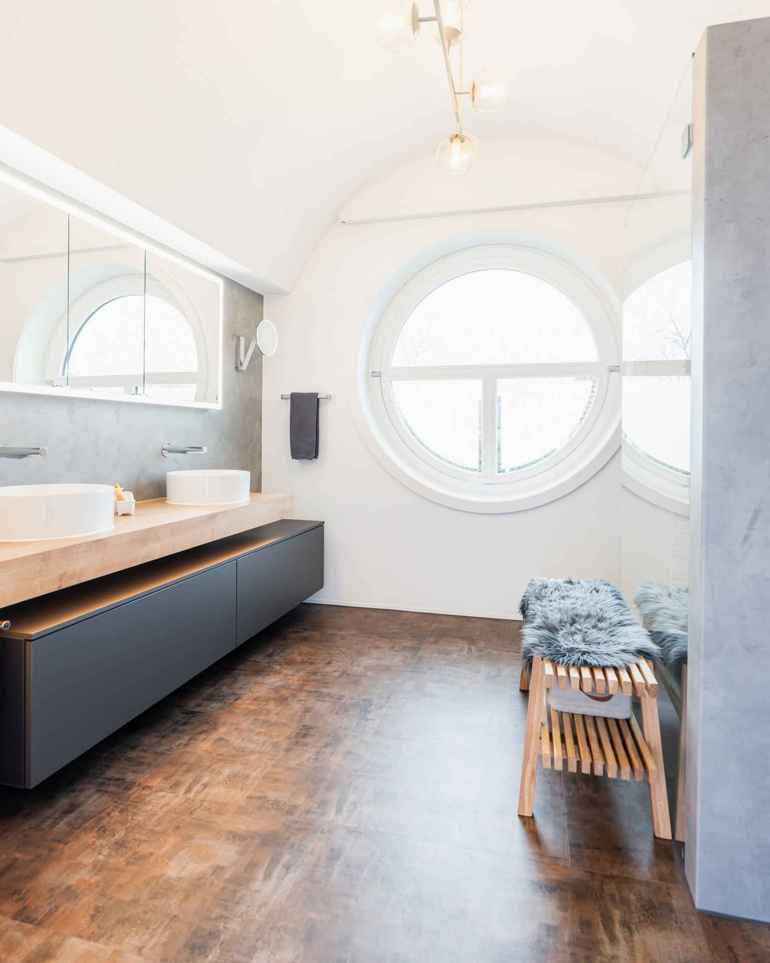 Designbad in Betonoptik – Bild 1